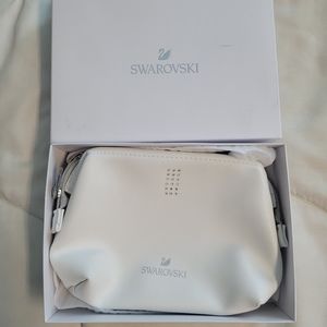 Swarovski crystal makeup/ jewelry bag new in the box
